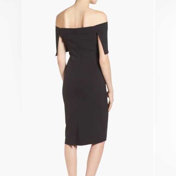 NWT Vince Camuto Popover Cocktail/Bridesmaid Dress in Black. Multiple sizes. - Picture 4 of 5